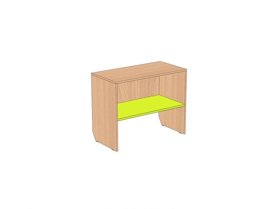 Children's Shelf Cabinet with Shelves TD-1, 796*400*640 mm