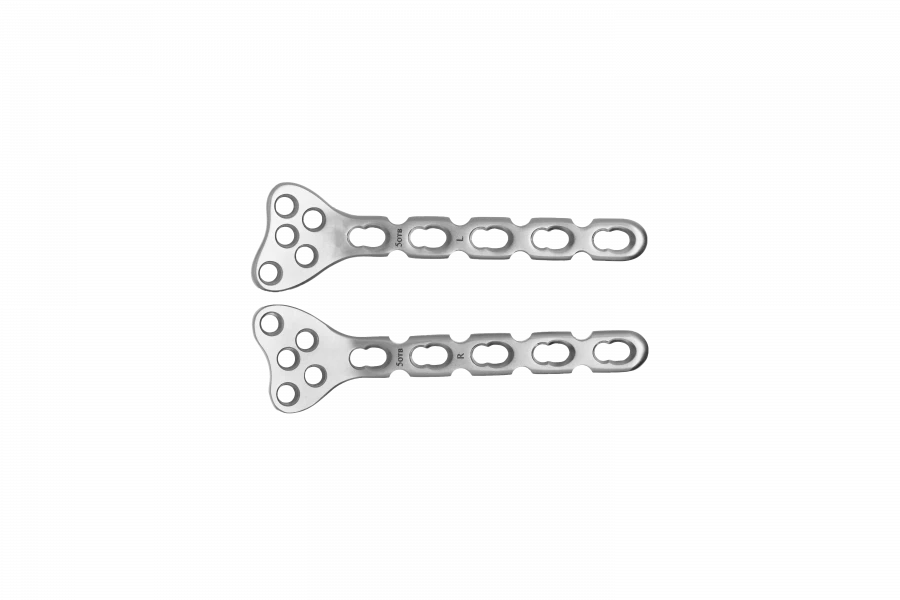 Angular Stability Plate for Radial Bone (Right/Left) - Compatible with 3.5/2.4 mm Screws
