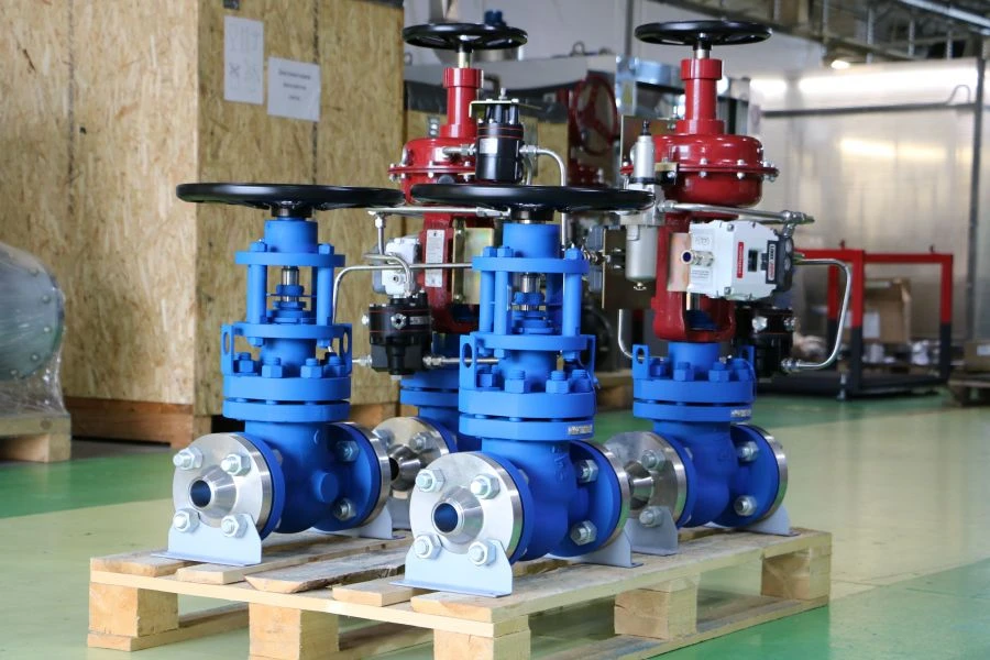 صمام التحكم في التدفق وفقاً لمتطلبات MUK ETT رقم P4-06 M-0063