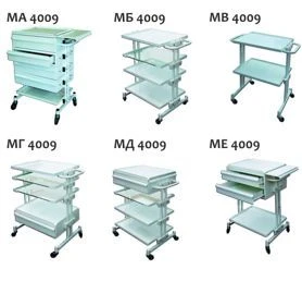 طاولة المناولة من سلسلة 4009 (النماذج MA 4009، MB 4009، MV 4009، MG 4009، MD 4009، ME 4009)