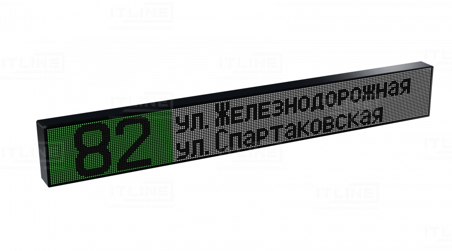 Electronic Route Indicator for Public Transport ITLINE "TT7X6
