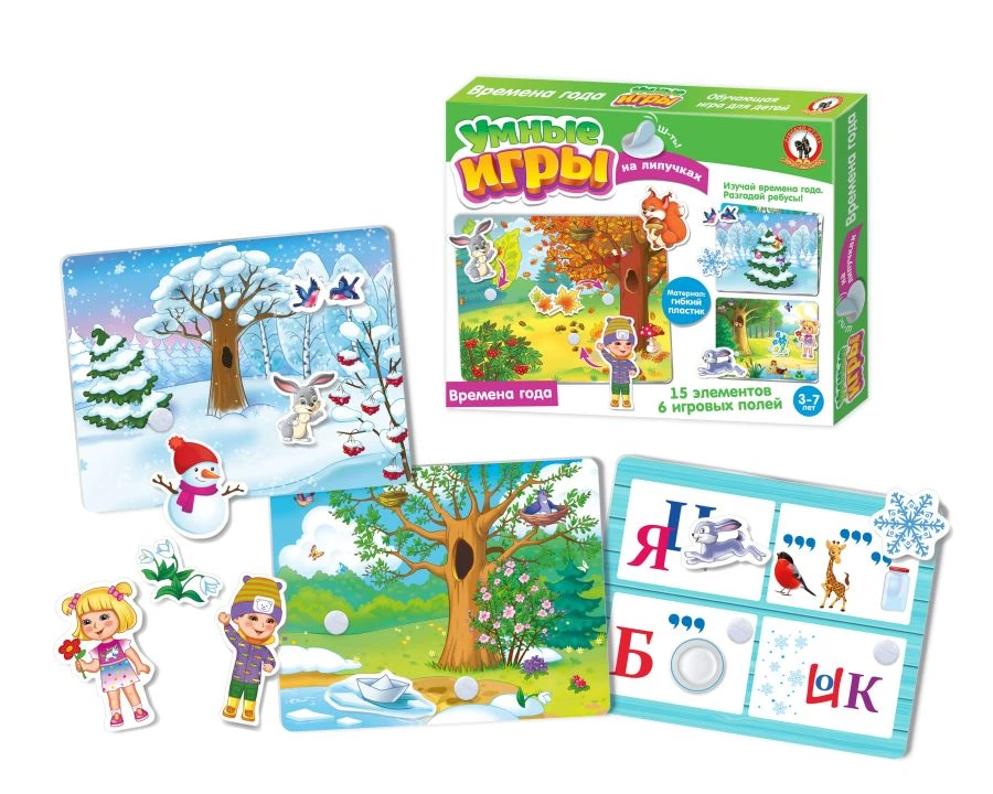 Smart Velcro Games - Seasons Educational Series