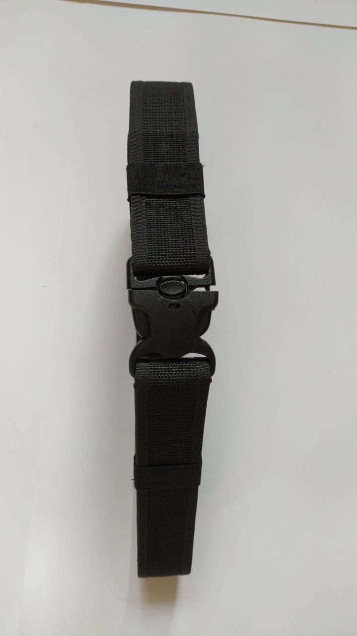 Enhanced Two-Layer Fabric Belt with Plastic Buckle