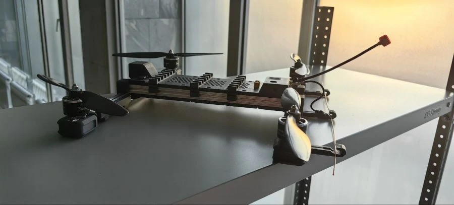 Compact FPV Drone "Veles" for Aerial Surveillance