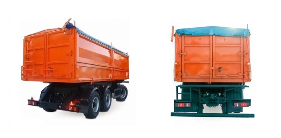 مقطورة تفريغ NEFAZ-8560-04 مع وحدات المحاور