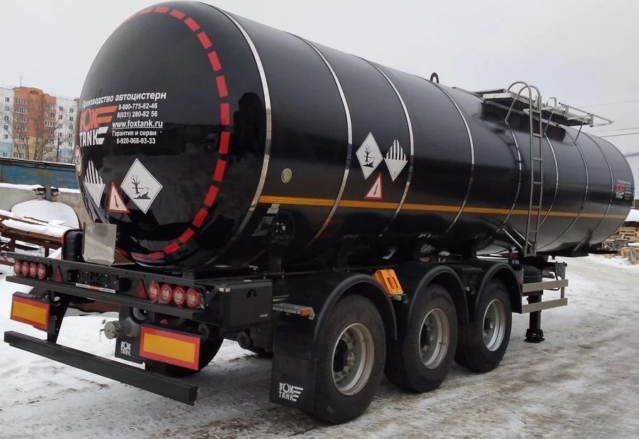 FOX TANK 966611 Semi-Trailer Tank for Hazardous Cargo Transport