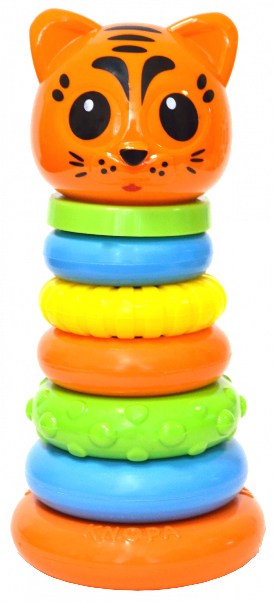 لعبة الهرم "نمر" 26 سم مع 6 حلقات كنوپا 1/5