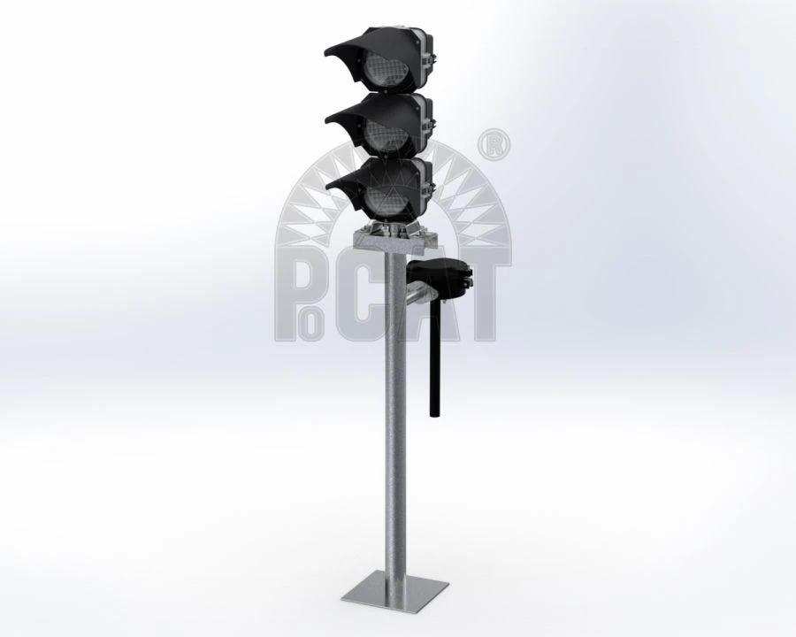 إشارات السكك الحديدية مع أنظمة بصرية LED (TU 32 TS 2141-2009)