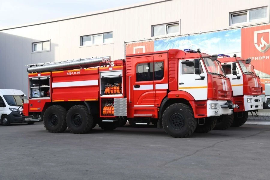 Fire Tanker Vehicle AC-7.0-40 Model 58815K43118, Modification 58815W (Mod.5) on KAMAZ-43118-A5 Chassis