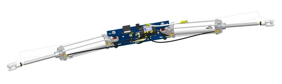 Pneumatic Door Actuator for Vehicles 40N3R63/210T1B001