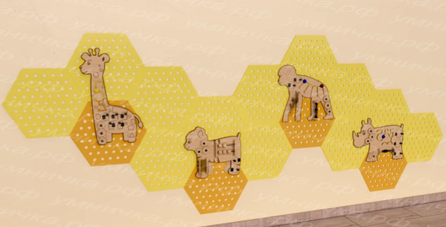 مجموعة لوحات انشغال "نداء الأدغال" ن ب ك - 002