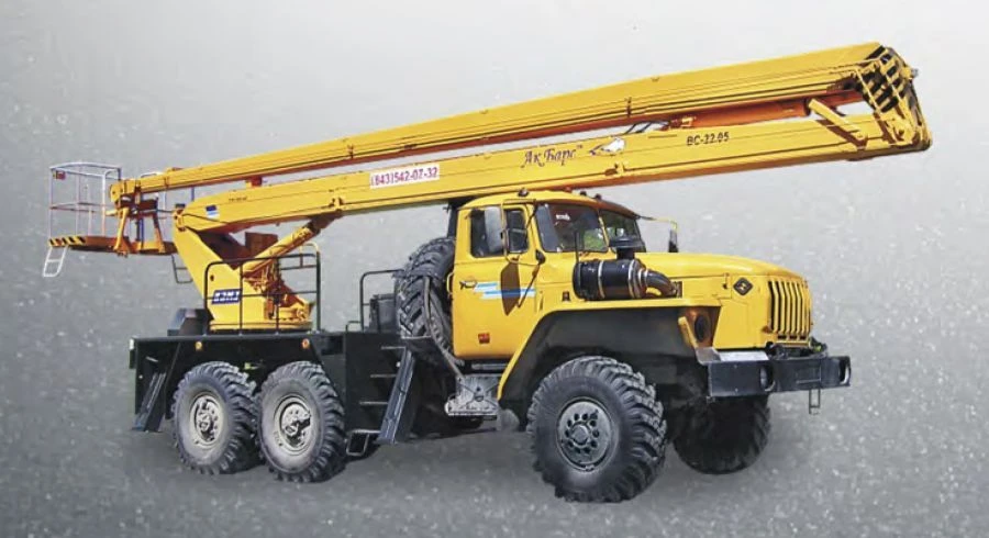 Boom Lift Model VS-22.05 on Ural 4320-1151 Chassis