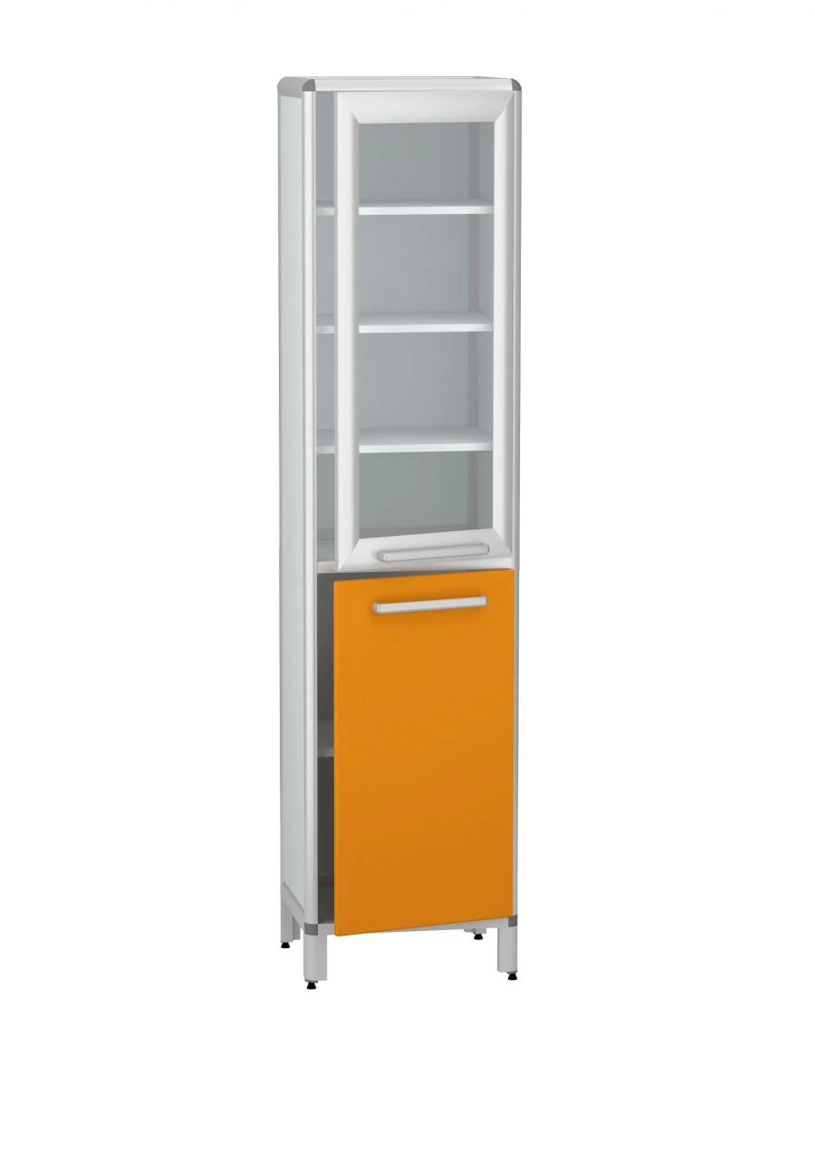 Floor Cabinet DM-6-001-04 with Shelves and Drawers