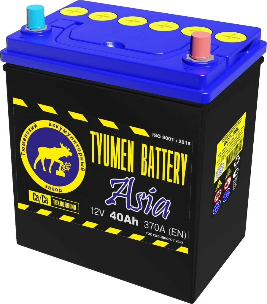 بطارية بدء تشغيل رصاصية TYUMEN BATTERY 6ST-40L ASIA