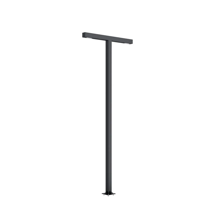 ضوء الشارع LED الخارجي SVETHOLL ألديباران على شكل T 90 درجة L1720 B120 H6000 60W 8460 لومن
