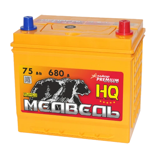 Lead Acid Starter Battery for Internal Combustion Engines 12V 75Ah Medved