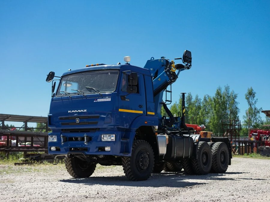 Hydraulic Crane Truck KMA on KAMAZ 43118 Base 41K33N-U9