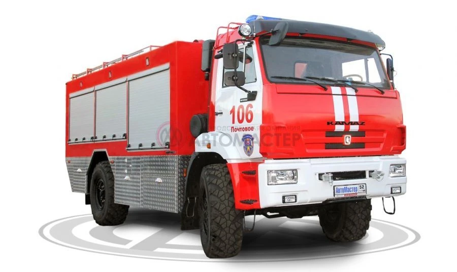 شاحنة صهريج إطفاء AC 2.3-40 (43502) على قاعدة شاسيه كاما 43502-D5