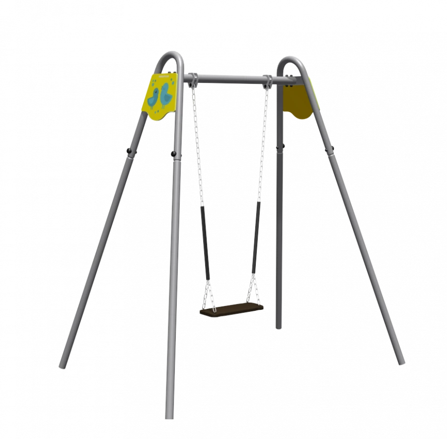 Single Swing Romana 108.17.02 for Outdoor Leisure