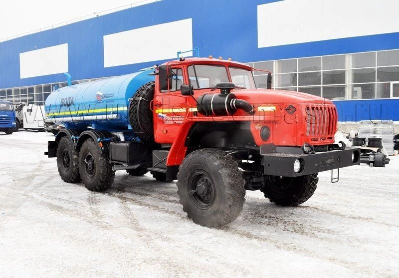 Food Liquid Tank Truck (AЦPT) UZST Type UZST01 Model 6620-21 on Ural Chassis 55571-6151-70, 55571-6151-72