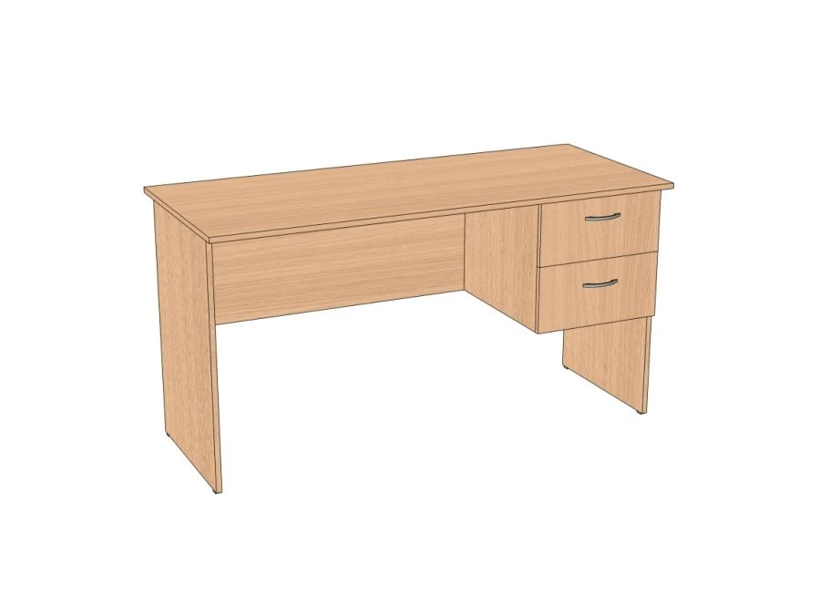 طاولة ذات درج واحد 1404x604x740 مم AS1T-14