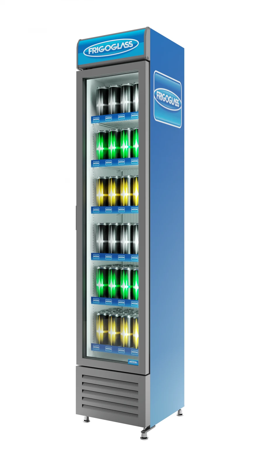 ثلاجة عرض للمشروبات والأطعمة، موديل SMART-130C [R600a] D