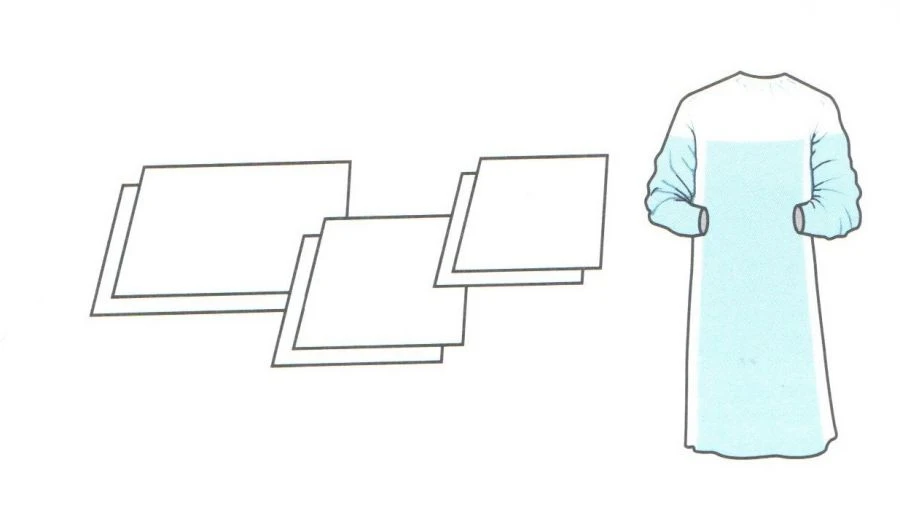 مجموعة جراحية عالمية، مجموعة disposable (معقمة) رقم 6