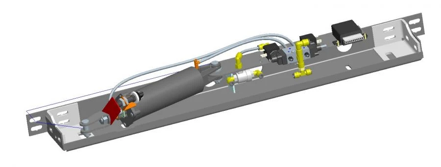 مشغل الأبواب الهوائية للمركبات 16N1X50/150T1B002