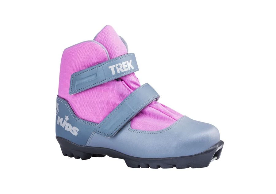 أحذية التزلج للأطفال TREK Kids5 المعدنية (شعار فضي، نعل أسود) N