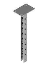 SMUP Traversal Beam with Dimensions from 41x41x2.5mm to 41x41x3.0mm