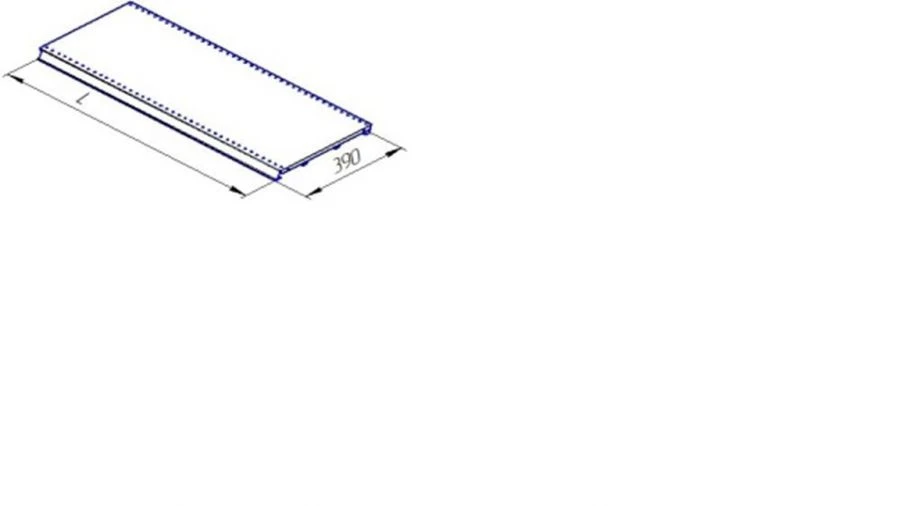 رف 40x91.5 للعرض والتخزين