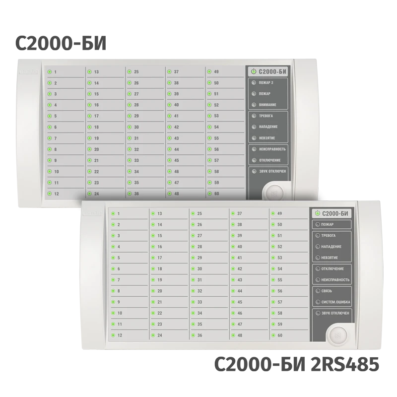 وحدة المؤشرات "S2000-BI 2RS485" ACDC.R.426469.015-05