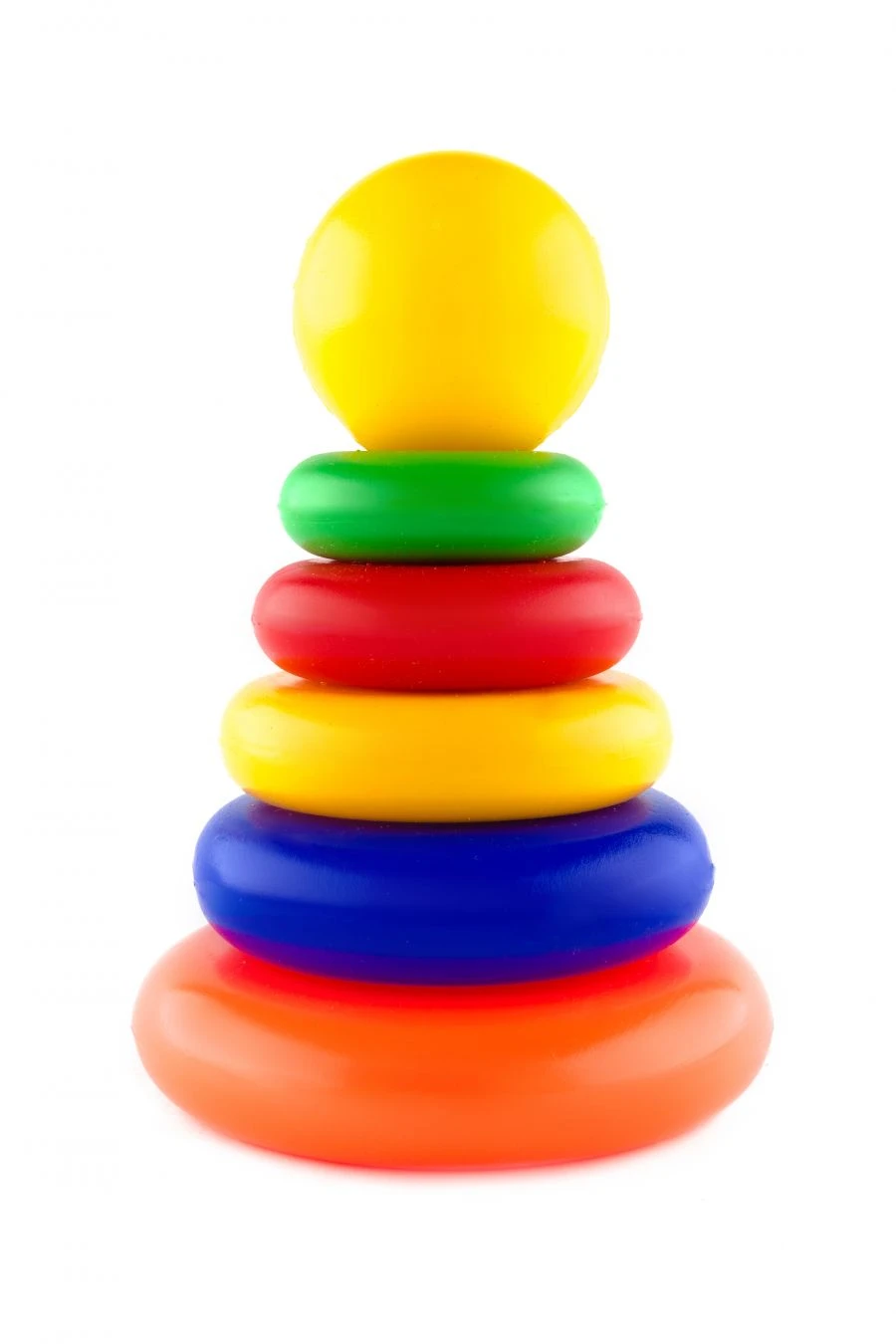 Children's Stacking Pyramid Toy for Ages 3+ - Malyshok 1/60