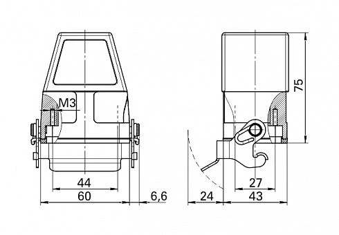غلاف KMT-KV-0-1S للاستخدام مع المقابس والمآخذ