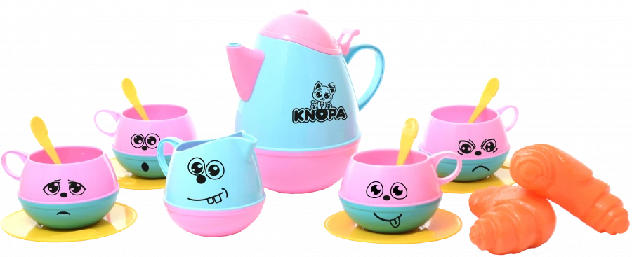 Fun Tea Party Set for Dolls KNOPO 1/5