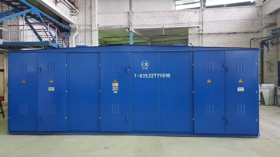 محطات تحويل كاملة للتثبيت الخارجي KTPN من 25 إلى 2500 كيلوفولت أمبير حتى 10 كيلوفولت