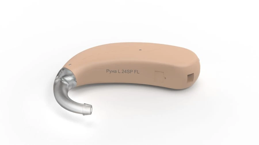 Programmable Digital Behind-the-Ear Hearing Aid "Runa L" Model Runa L 24SP FL