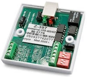 محول خاص مع عزل جلفاني USB إلى RS-485/422، نموذج Z-397