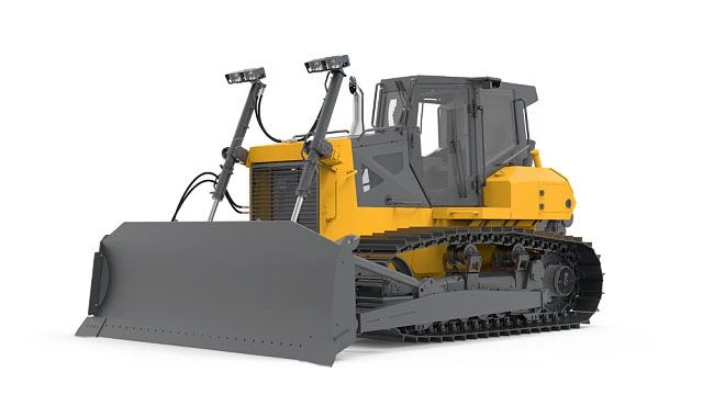 بلدوزر D12B.0401 بمحركات YAMZ لأعمال شاقة