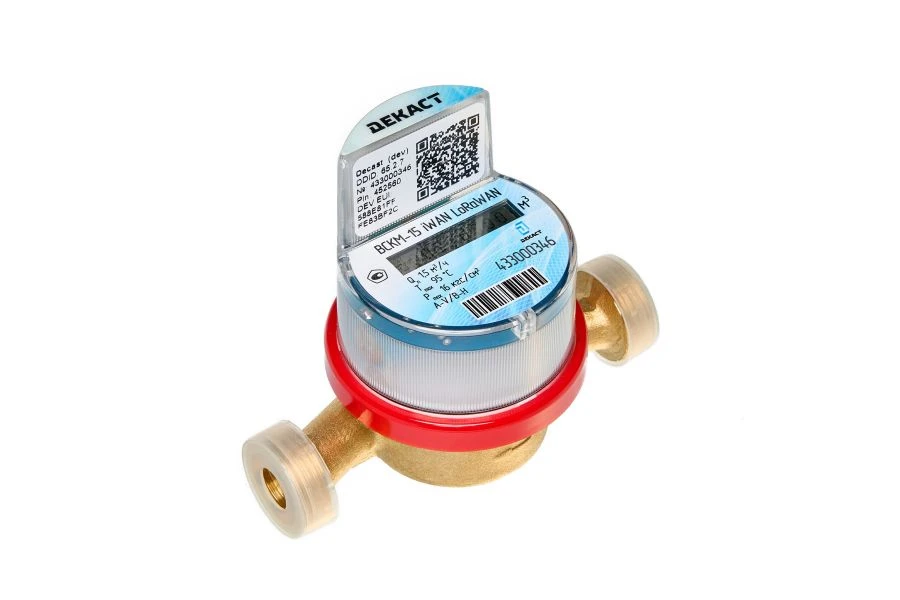 عداد المياه الساخنة والباردة ديكاست VSKM-15 مع LoRaWAN 110 مم