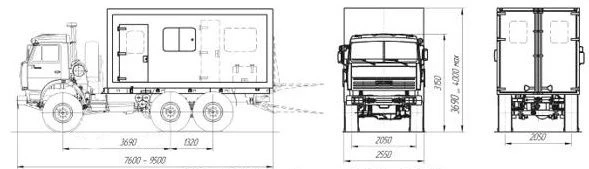 Special Vehicles for Laboratory, Workshop, and Animal Transport - Model 67210E