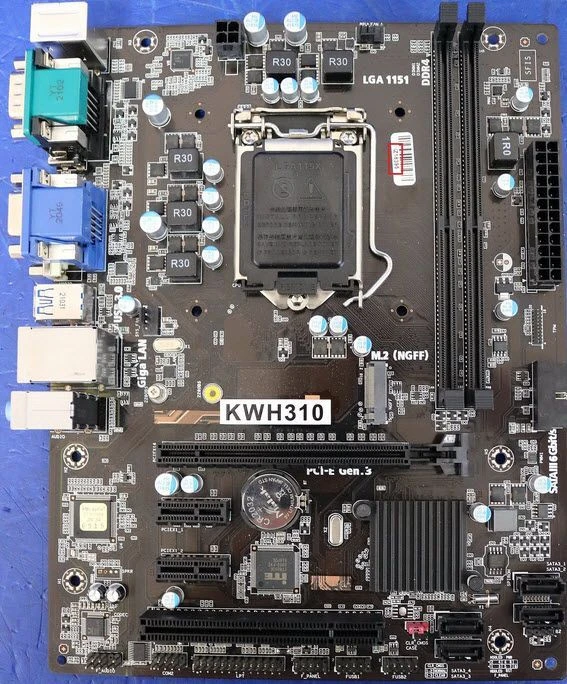 لوحة أم KWH310 لمعالجات Intel Core من الجيلين 8 و9