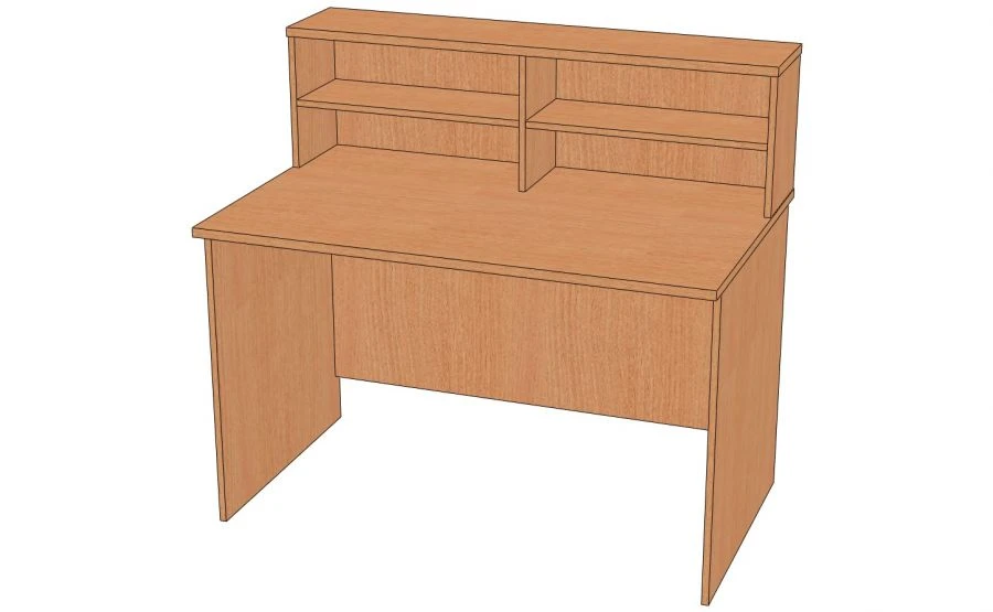 طاولة مكتبية مع أرفف - نموذج SB-1