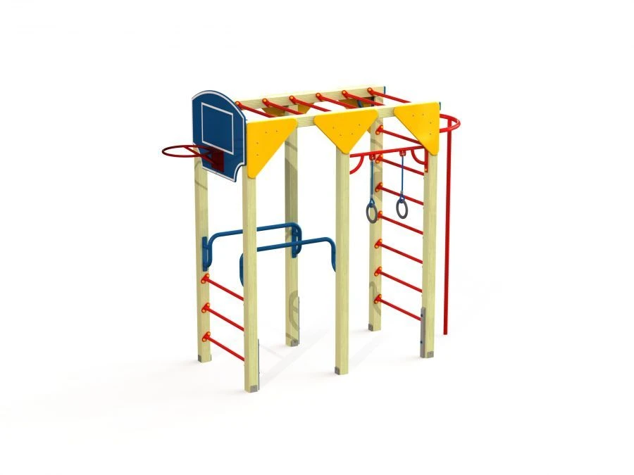 Basketball Sports Complex with Pole - CO 1.01