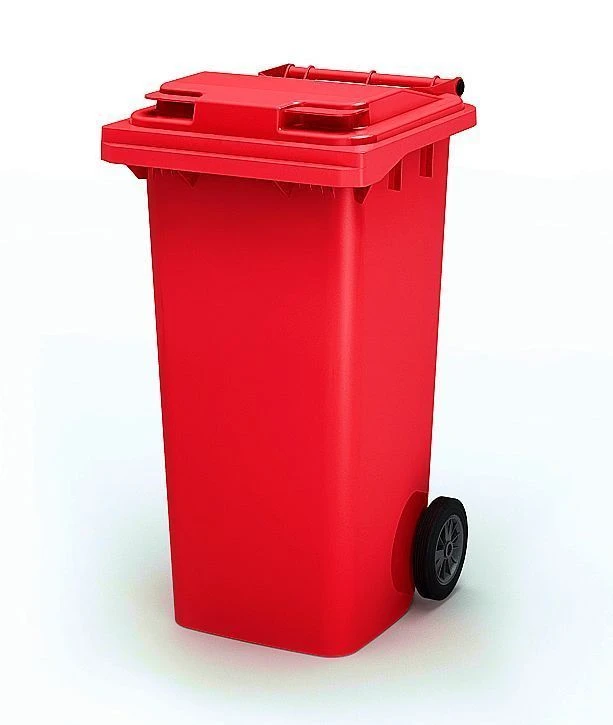 Mobile Waste Container 120L for Household Use Art. 23.C29 (20.801.40.PE; 21.051.40)