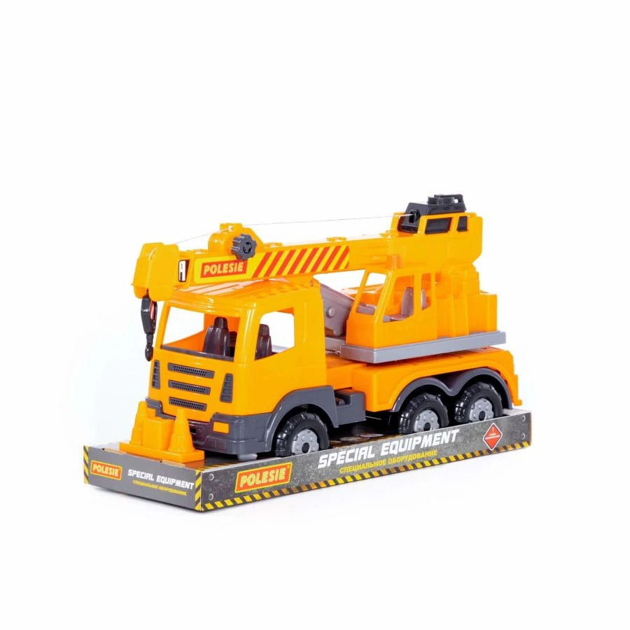 Realistic Toy Crane Truck for Kids with Extendable Arm Prestige Model 76533