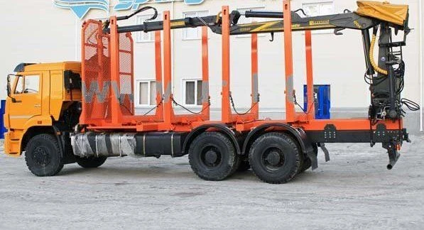 شاحنة مع رافعة تحميل GM 6377U5 على هيكل كاماز 6520