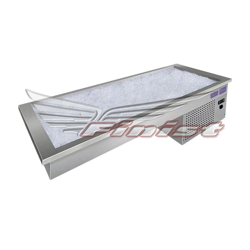 حوض الثلج المدمج للمنتجات المبردة STATIC Ice