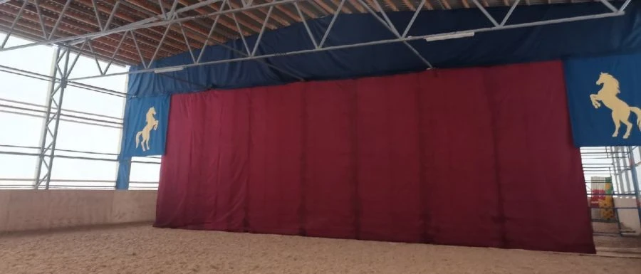 Stage Drapery Lift and Lower Curtain