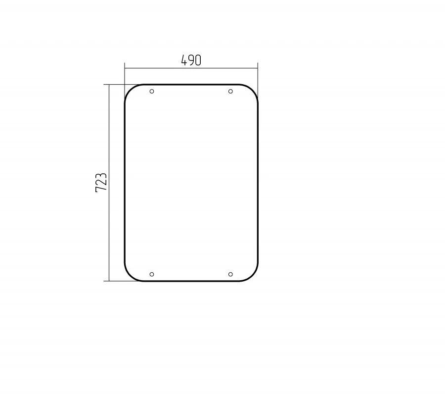 Partition Glass for LIAZ Bus 5292-8202100